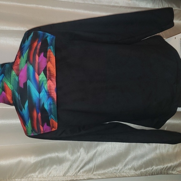 Fila Sport Womens Jacket with decorative nylon accent Lightweight Soft - Picture 4 of 8